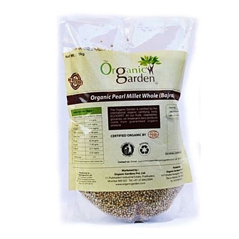 Buy Organic Garden Pearl Millet Whole Bajra Bajri Online At Best