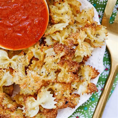 Crunchy Air Fryer Pasta Chips Easy Viral Recipe