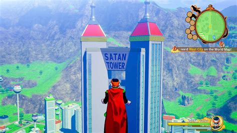 Great Saiyaman Open World Free Roam Gameplay Exploring Satan City