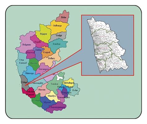 Udupi In Karnataka Map Blythe Starlene