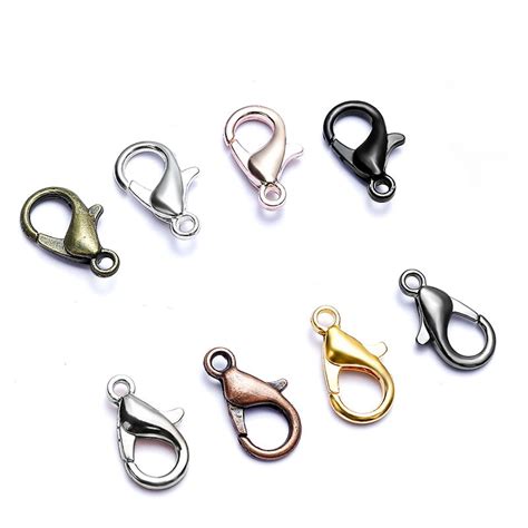 Pcs Lot Alloy Lobster Clasp Hooks Jewelry Findings For Jewelry Making