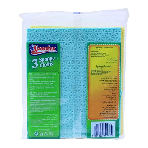 Purchase Spontex Sponge Cloths 3 Pack Online At Best Price In Pakistan