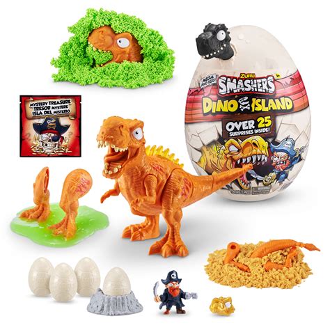 Smashers Dino Island Mega Egg T Rex Toy By Zuru Dinosaur Toys For Kids