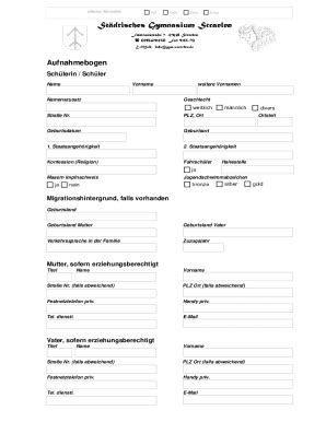 Ausf Llbar Online Stdtisches Gymnasium Straelen Fax Email Drucken