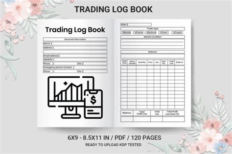 Trading Log Book Kdp Interior Graphic By Skprintingpress Creative Fabrica