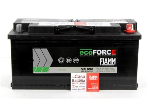 Batteria Auto Start Stop Fiamm Vr Ah A Agm La Casa