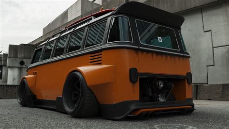 Ultra Widebody Volkswagen Bus Volkswide Looks Like A Porsche Racing