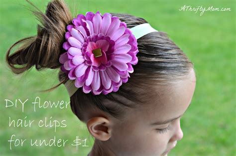 DIY Flower Hair Clips for Under $1 ~ Money Saving Fashion Idea - A ...