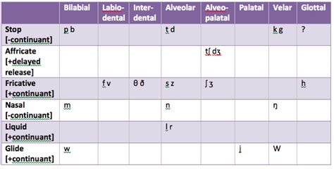 Ipa Consonants Cas Lx 250