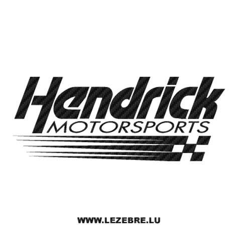 Hendrick Motorsports Carbon Decal