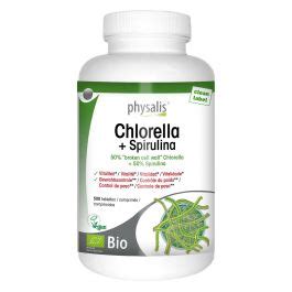 Physalis Chlorella Spirulina Bio 500 comprimés PharmaMarket