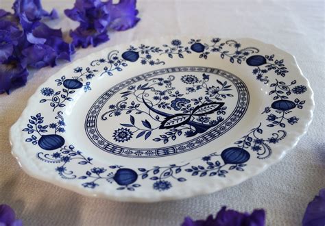 Wedgwood Oval Platter 12 Blue Heritage Blue Onion Etsy