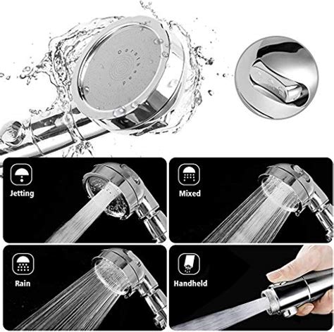 Handheld Shower Dorothead High Pressure Shower Head With On Off Pause