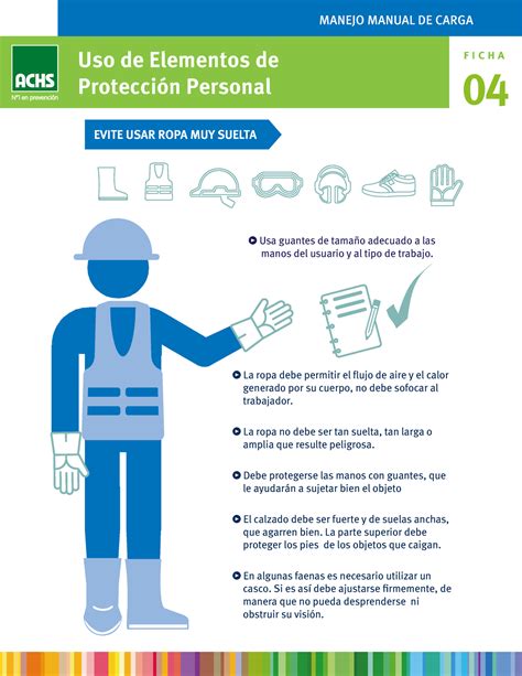 Uso De Elementos De Proteccion Personal Manejo Manual De Carga Uso De