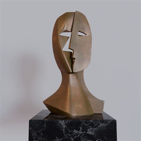 3D model Pablo Picasso Bronze Sculptures Mask | CGTrader