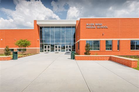 River Bend Middle School Main Entrance Barnhill Contracting Company