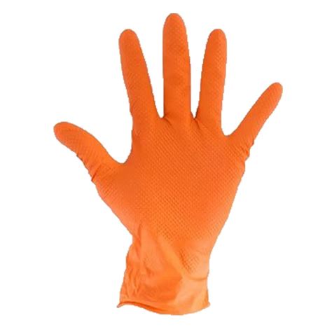 Guanti Monouso Finite Orange HD Nitrile Lansec Italia Srl