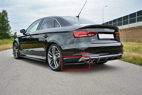 Audi A3 S3 8V S Line Facelift Sedan MXT Hæksplitter Sæt 2017 Astina dk