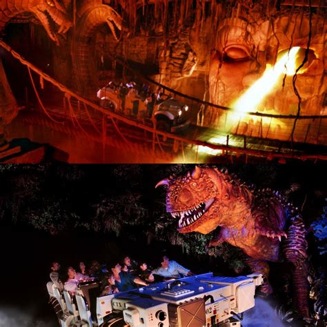 Disney Ride Wars: Indiana Jones Adventure VS. DINOSAUR