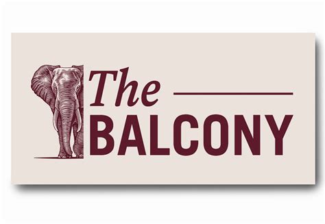 The Balcony Logo Mark Illustrated By Steven Noble Behance