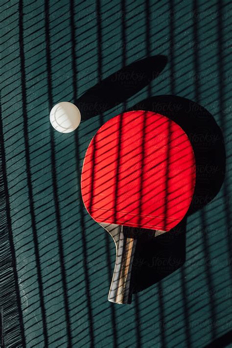 Ping Pong Racket By Stocksy Contributor Dimitrije Tanaskovic Stocksy