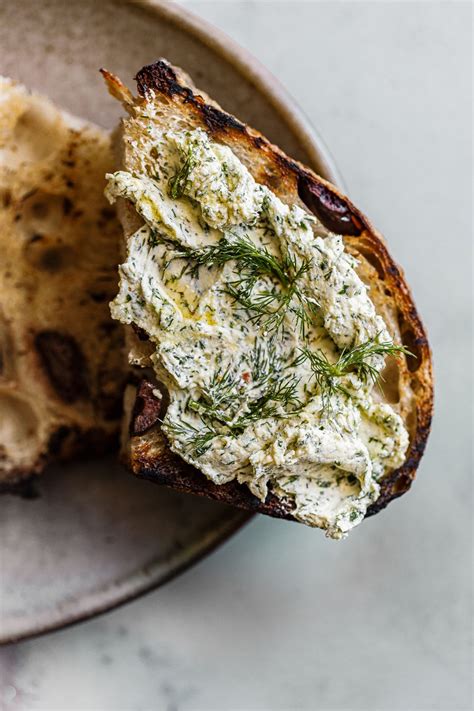 Garlicky Herbed Goat Cheese Spread A Beautiful Plate