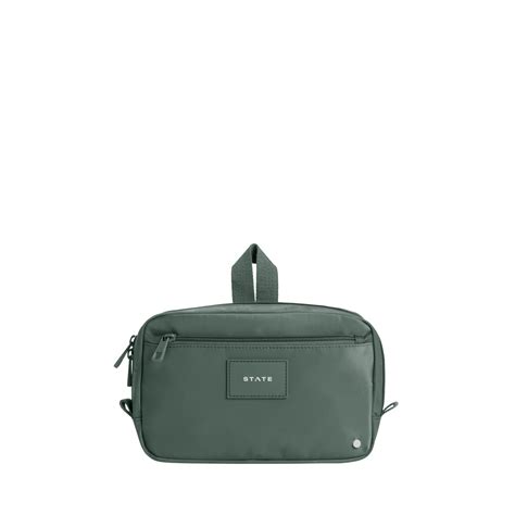 State Bags Hart Dopp Kit Nylon Olive