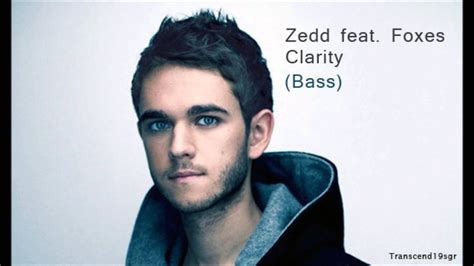 Zedd Feat Foxes Clarity Official Stem Bass YouTube