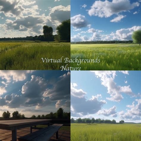 Virtual Background Nature 4 X Modern and Clean Backgrounds - Etsy