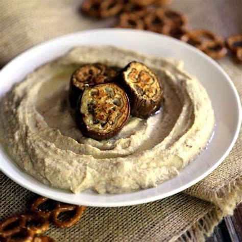 Garlic And Roasted Eggplant Hummus Melanie Makes