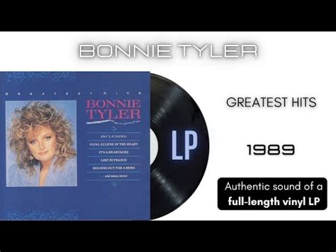 Bonnie Tyler The Greatest Hits Vinyl Lp Compilation