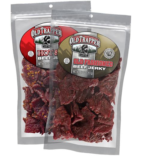 Old Trapper Smoked Snacks Beef Jerky Beef Sticks Made In Usa