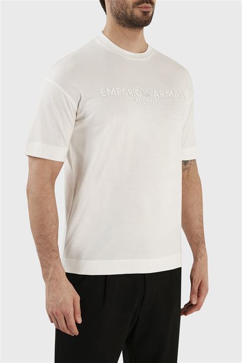 Emporio Armani Logolu Bisiklet Yaka Pamuklu Regular Fit Erkek T Shirt