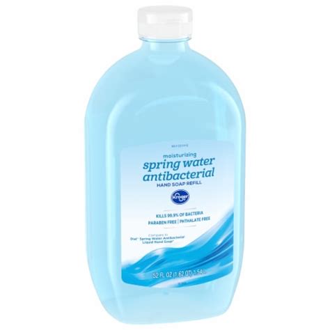 Kroger Antibacterial Liquid Hand Soap Refill Spring Water Scent With