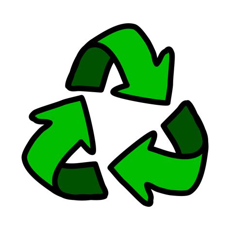 Recycle Arrows Icon Vector Art At Vecteezy