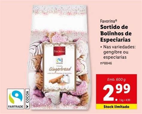 Promoção Doceria favorina em Lidl