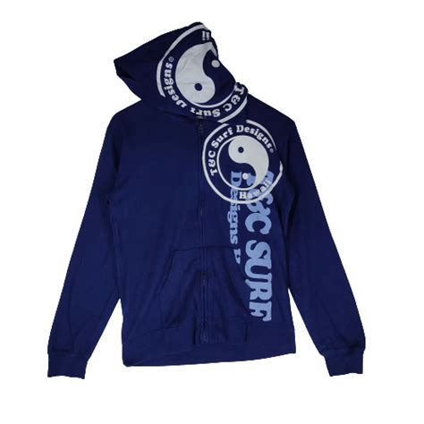 Surf Style Tandc Surf Hawaii Ying Yang Big Logo Full Zipper Hoodies Grailed