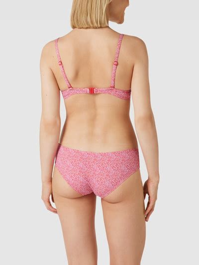 Esprit Bikini Oberteil Mit Allover Muster Modell KRIBI Pink Online