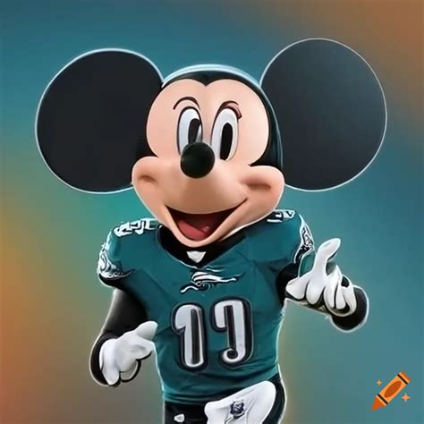 Philadelphia Eagles Mickey Mouse Playoff Run On Craiyon