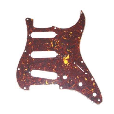 Fender Golpeador Modern Style Pickguard Strat White Capas Agujeros