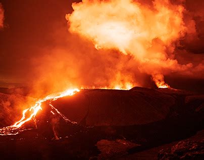 Fagradalsfjall Volcano - Iceland 2021 | Behance