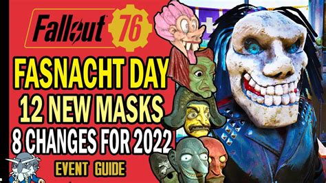 All Fallout 76 Fasnacht Day Rarities Masks, 47% OFF