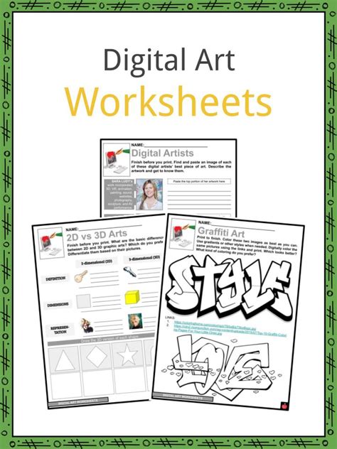 Digital Art Facts, Worksheets, Definition & Development For Kids