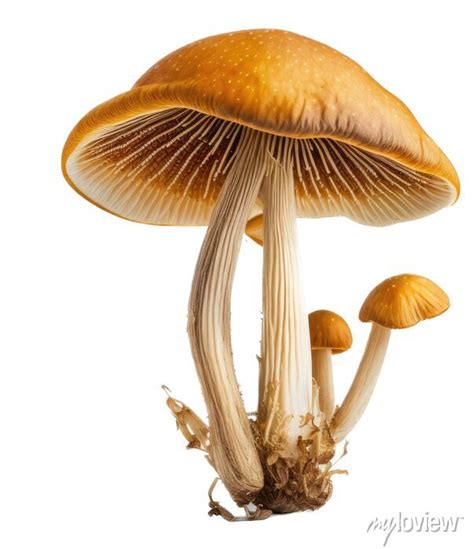 Psilocybin Mushroom Illustration Transparent Background Png Posters