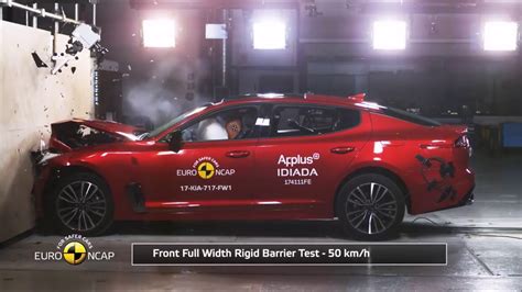 2018 Kia Stinger Crash Test Red Youtube