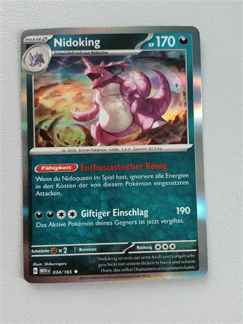 Nidoking DEUTSCH Pokemon 151 Mew Kaufen Auf Ricardo