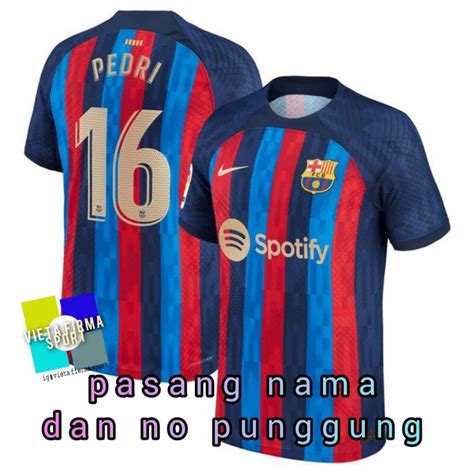 Jual JERSEY BARCELONA HOME NEW SPOTIFY 2022 2023 GRADE ORI SETELAN BAJU