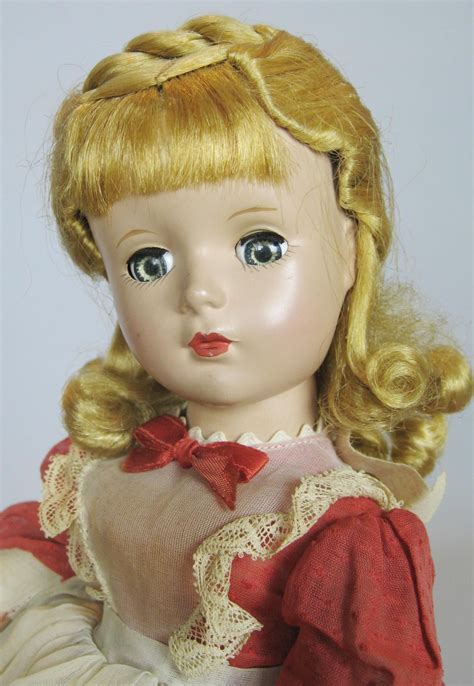 1950s Madame Alexander Hard Plastic Meg Doll Little Women Madame