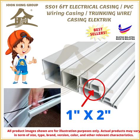 Ss Ft Electrical Casing Pvc Wiring Casing Trunking Wire Casing