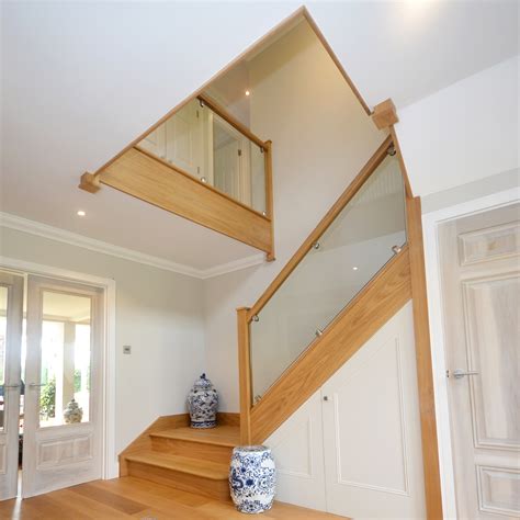 Contemporary Oak Staircase Surrey Jla Joinery